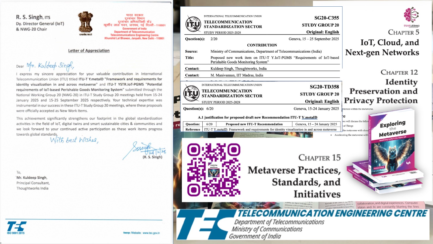 image from Recognized for Contributions to Global Technology Standards
