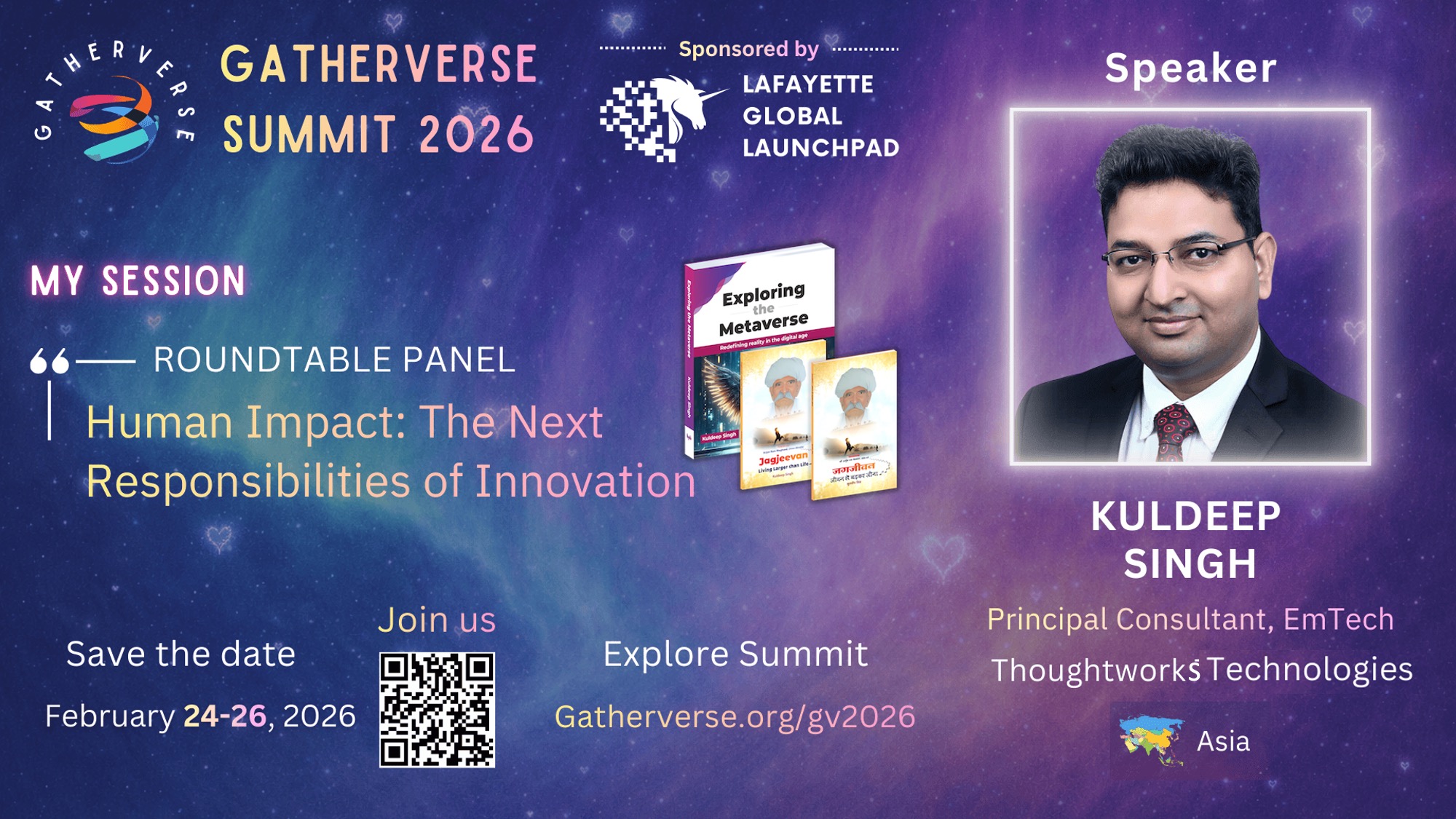 image from Speaker - Gatherverse Summit 2026