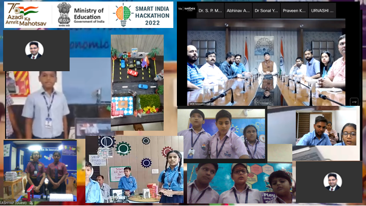 image from Judging the Smart India Hackathon Juniors 2022