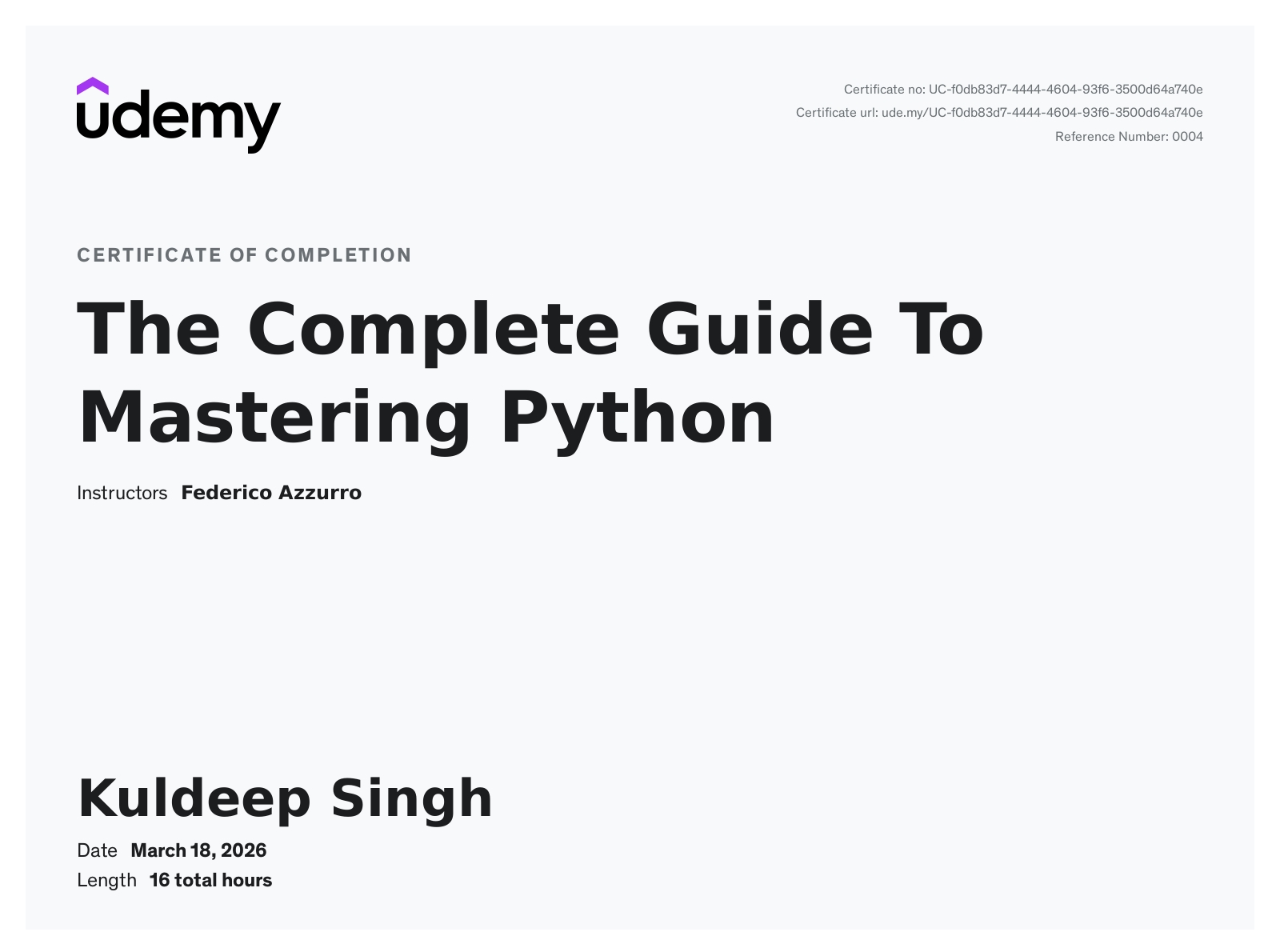 The Complete Guide To Mastering Python