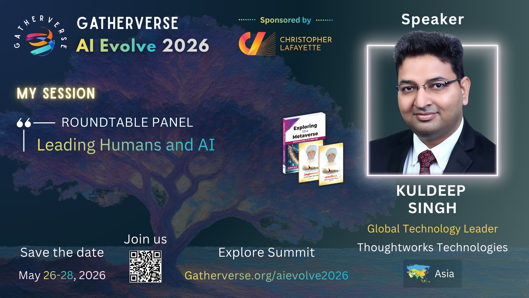 image from Speaker - Gatherverse AI Evolve Summit 2026