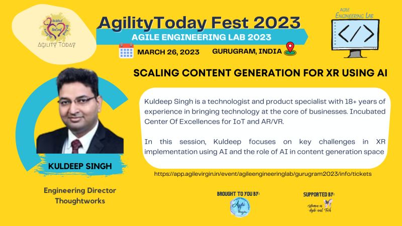 image from Speaker - Agility Today Fest 2023 - Generative AI and XR