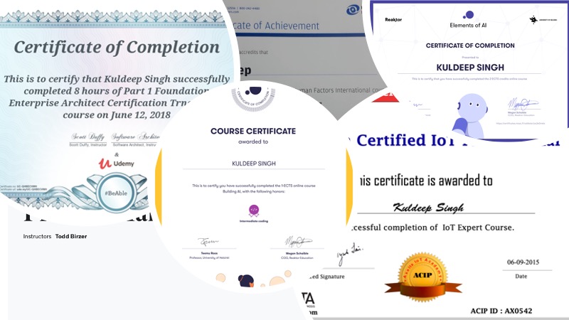 image from Certificates