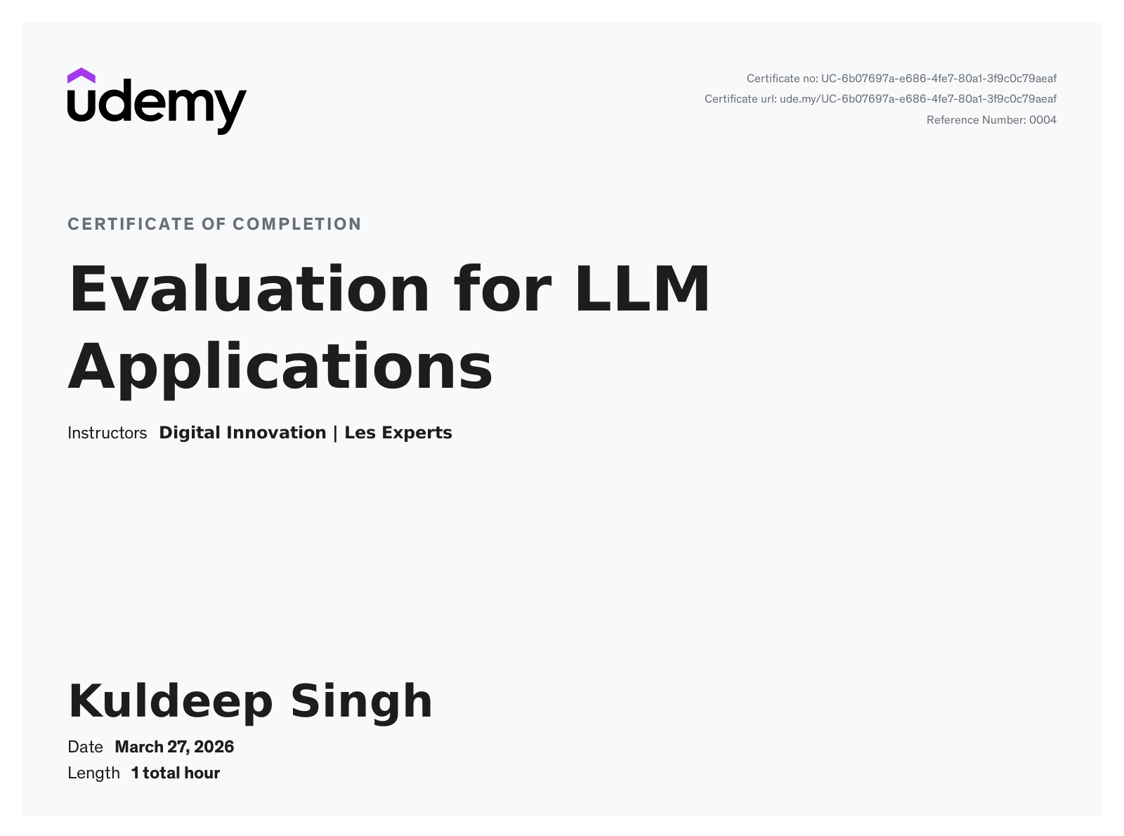 Evaluation for LLM Applications