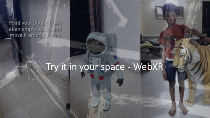 image from Try everything in your space - WebXR