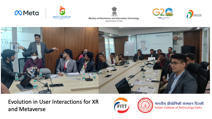 image from Speaker at Meta-MeitY XR Startup Hub, IIT Delhi