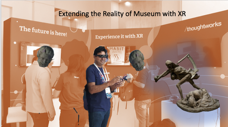image from eXtending the Reality of Museum with XR