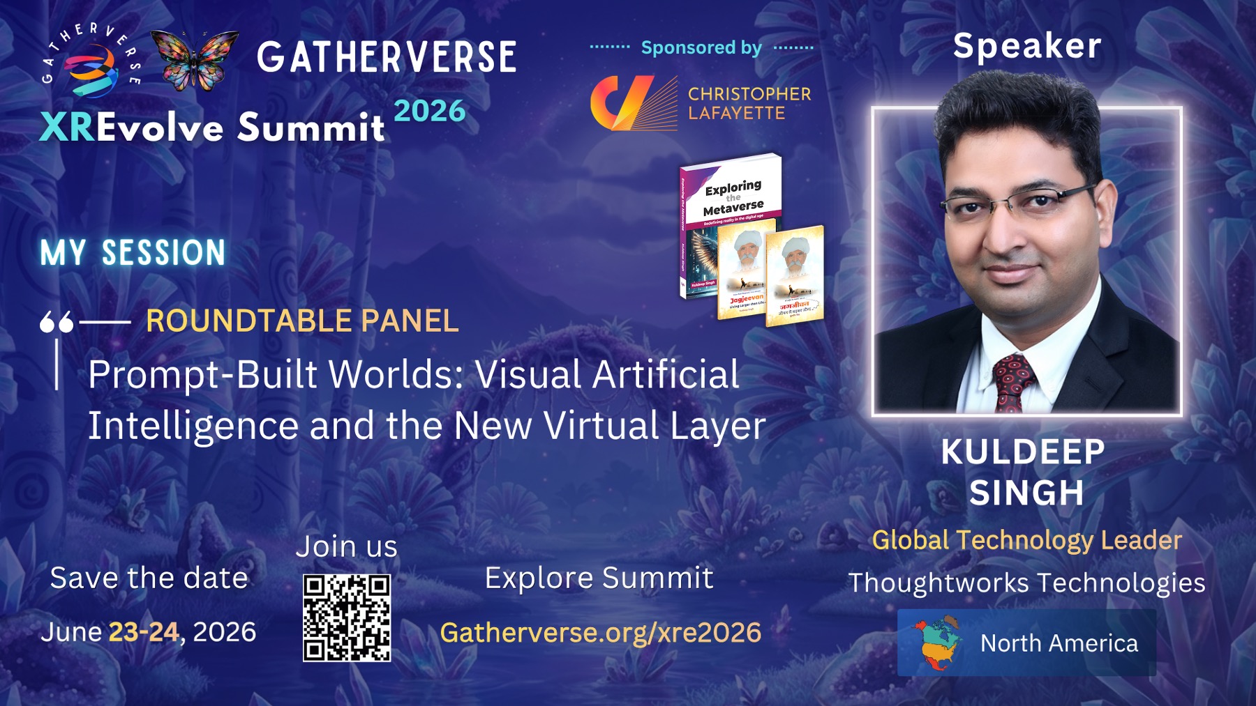 image from Speaker - Gatherverse XREvolve Summit 2026 | AI and XR